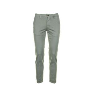 RE-HASH Men's Modern Casual Chino Trousers Men GREEN Pants